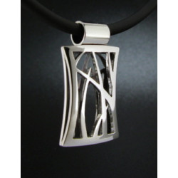 Small Reeds Pendant with tube bail