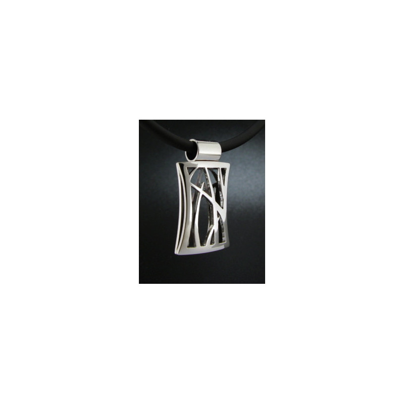 Small Reeds Pendant with tube bail