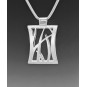 Large Hourglass Reeds Pendant