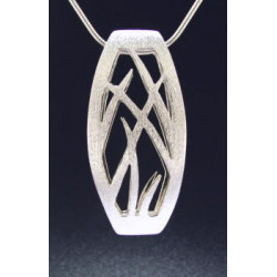 Large Puffed Reeds Pendant