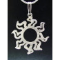 Medium Flat Sunshine Pendant - frost
