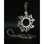 Large Flat Sunshine Earrings