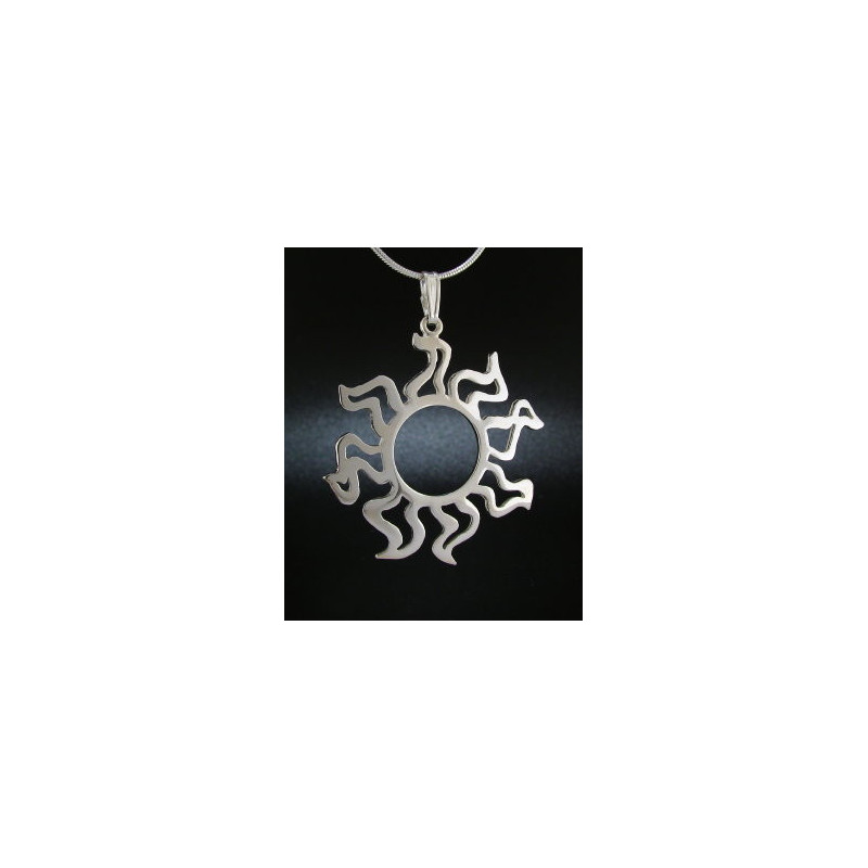 Large Flat Sunshine Pendant