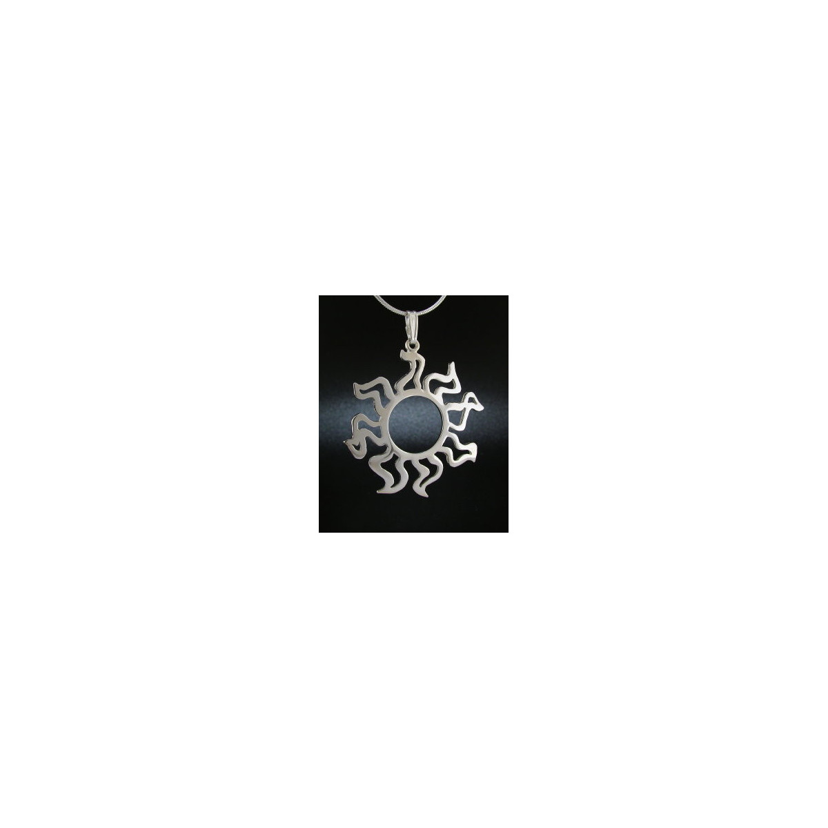 Large Flat Sunshine Pendant