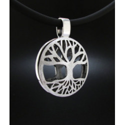 Large Double Round Tree Pendant