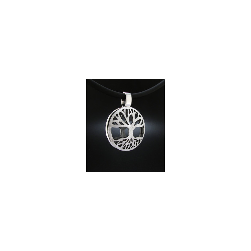 Large Double Round Tree Pendant