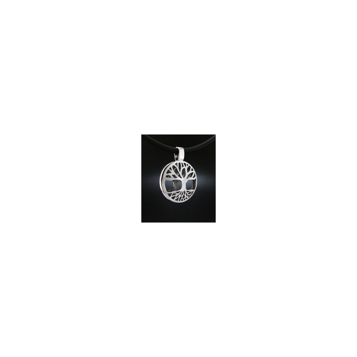 Large Double Round Tree Pendant
