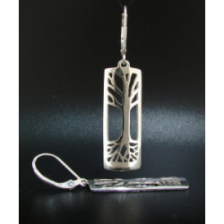 Small Long Tree Earrings