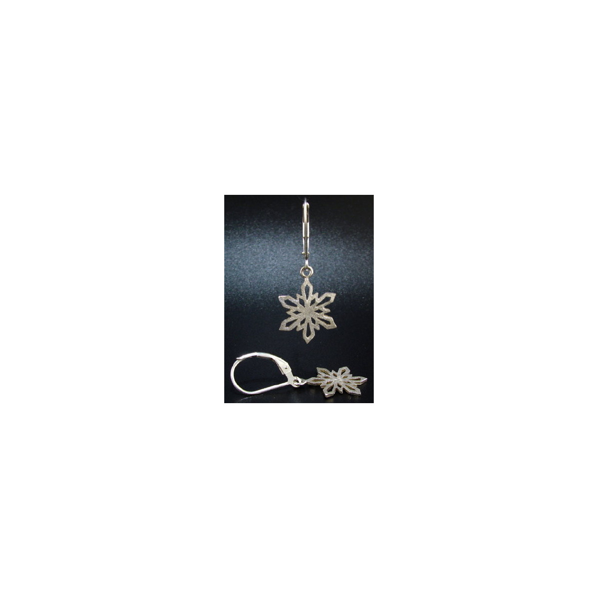F114 - Small Snowflake Earrings