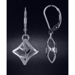 Small Puffed Vines Earrings