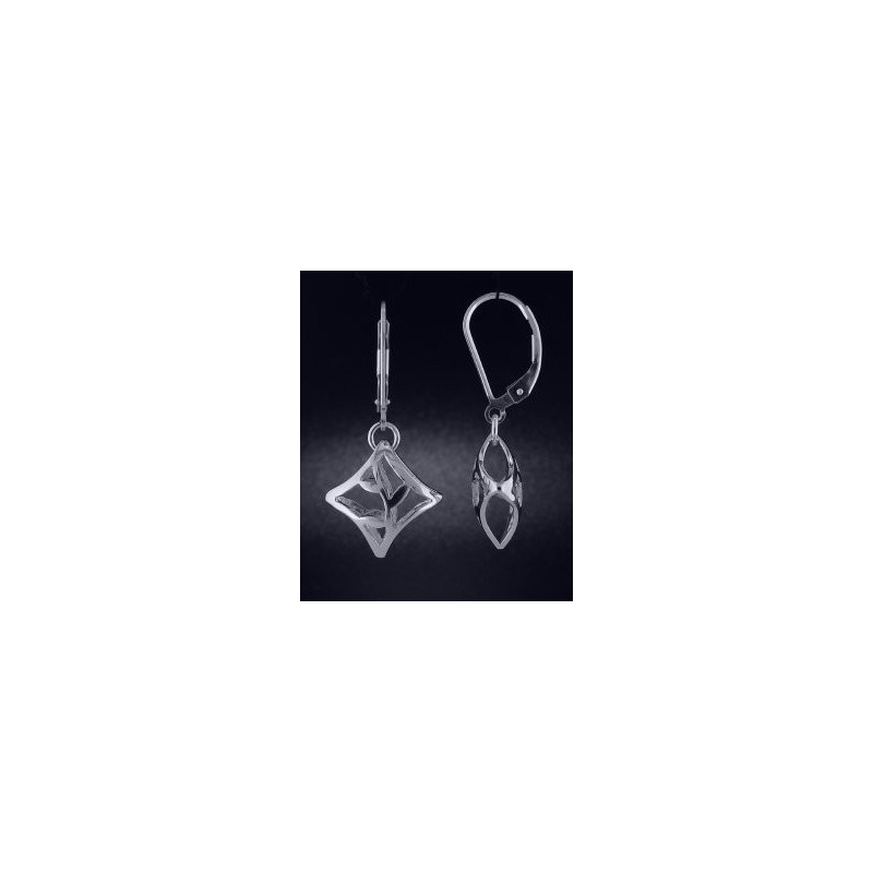 Small Puffed Vines Earrings