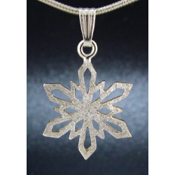 F114 - Small Snowflake Necklace