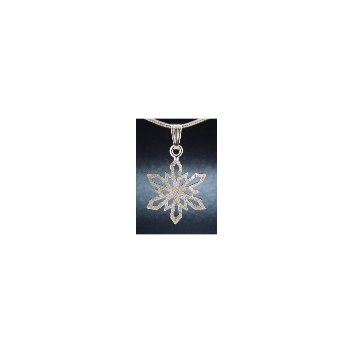 F114 - Small Snowflake Necklace