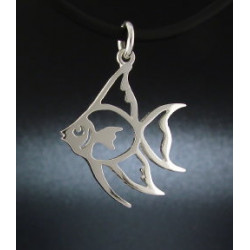 Small Flat Angelfish Pendant