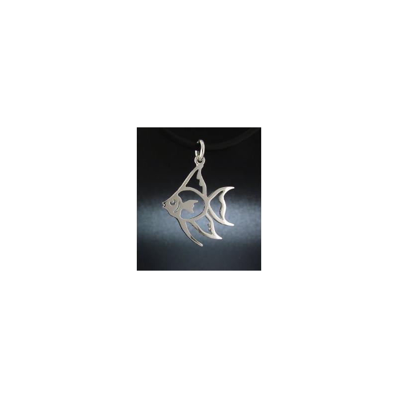 Small Flat Angelfish Pendant