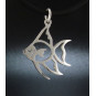 Small Flat Angelfish Pendant