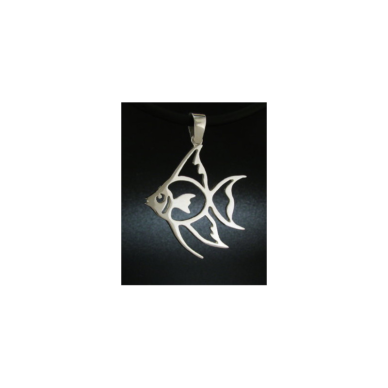 Medium Flat Angelfish Pendant