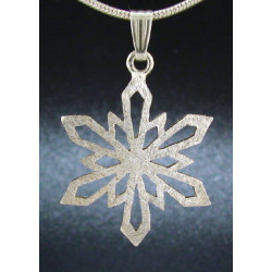 F114 - Medium Snowflake Necklace
