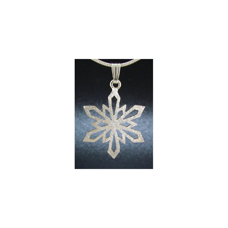 F114 - Medium Snowflake Necklace
