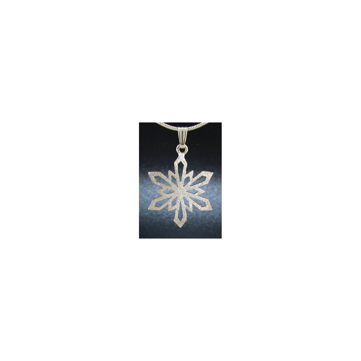 F114 - Medium Snowflake Necklace