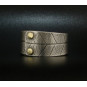Heavy Gauge Leaf Embossed Ring