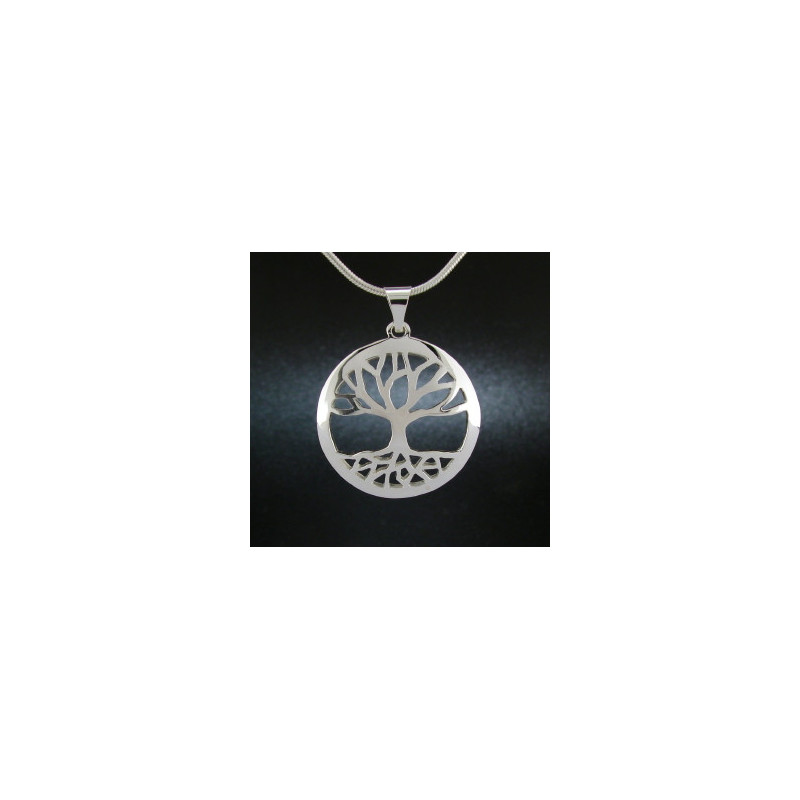 Small Round Tree Pendant