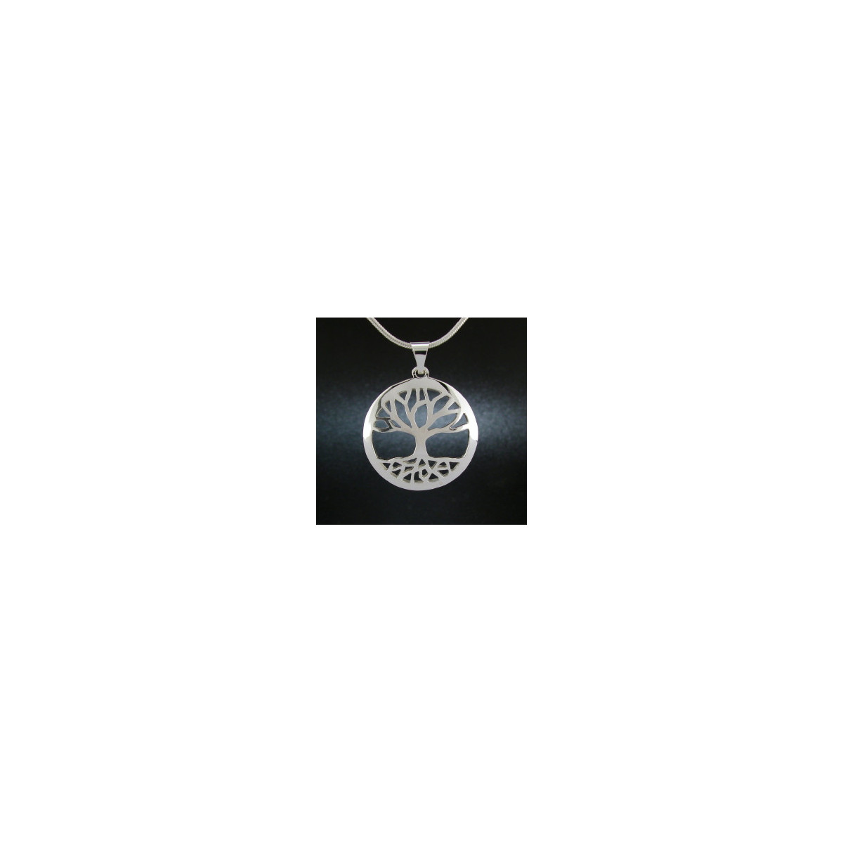 Small Round Tree Pendant