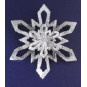 F114 - Large Double Snowflake Pin