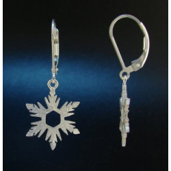 F135 - Small Snowflake Earrings