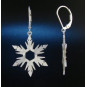 F135 - Medium Snowflake Earrings