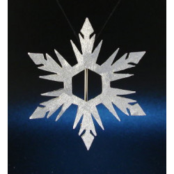 F135 - Large Snowflake Pin
