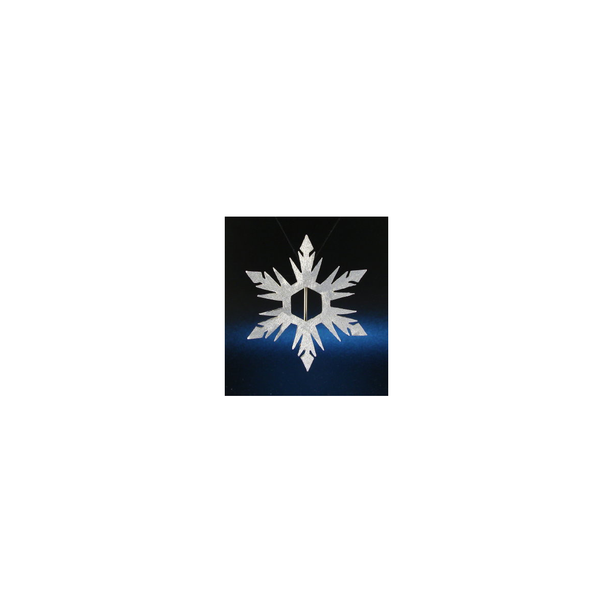 F135 - Large Snowflake Pin