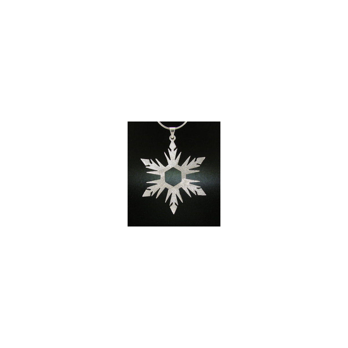 F135 - Large Snowflake Necklace