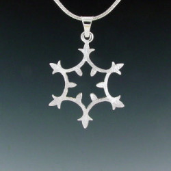 F137 - Medium Snowflake Necklace