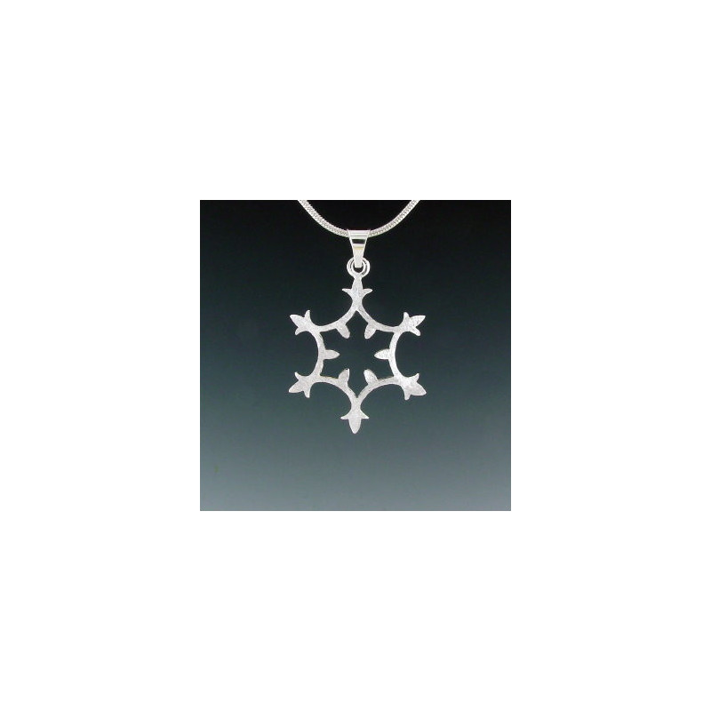F137 - Medium Snowflake Necklace