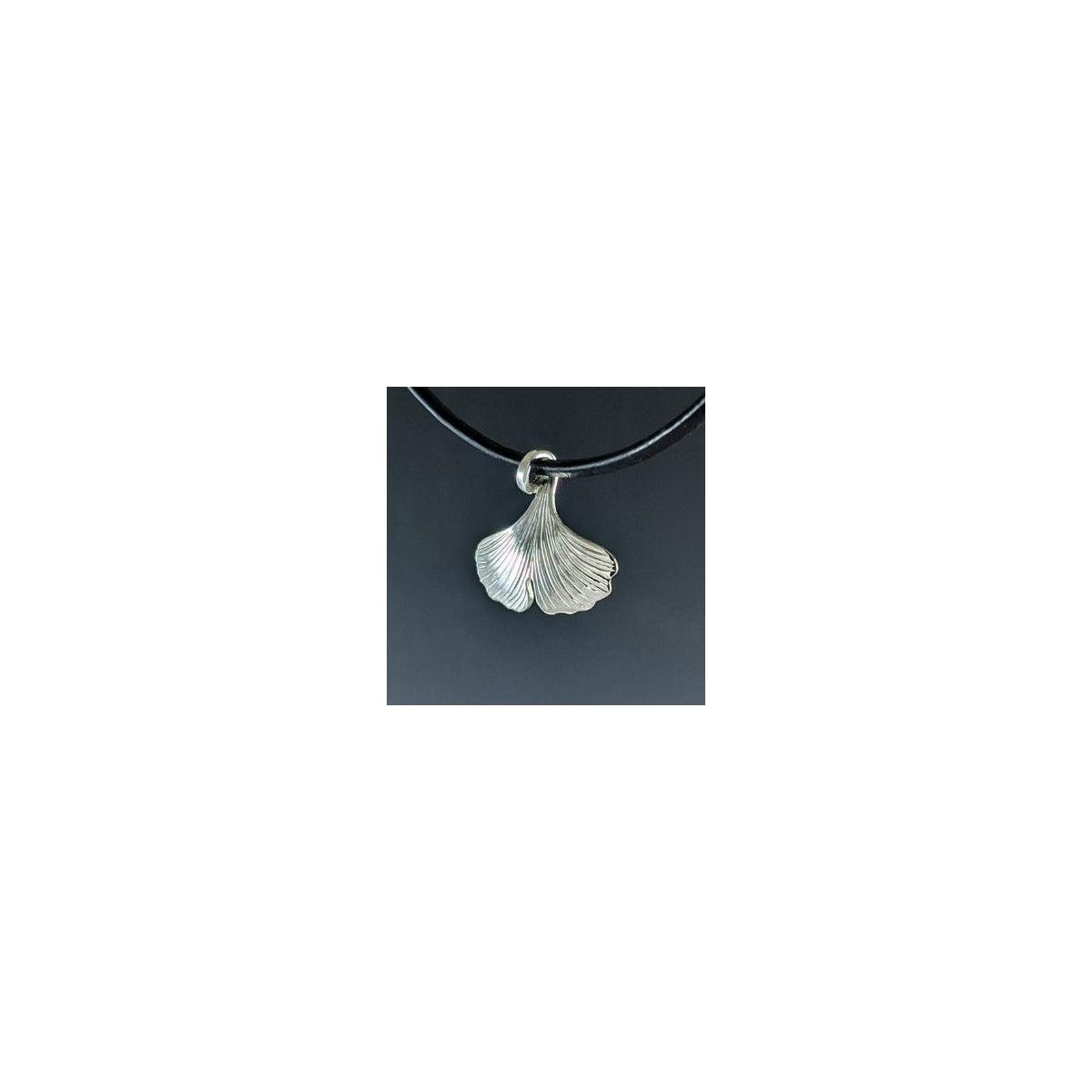 Medium Ginkgo Leaf Pendant