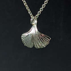 Small Ginkgo Leaf Pendant