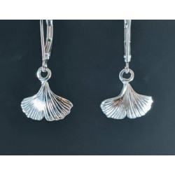 Small Ginkgo Leaf Earrings