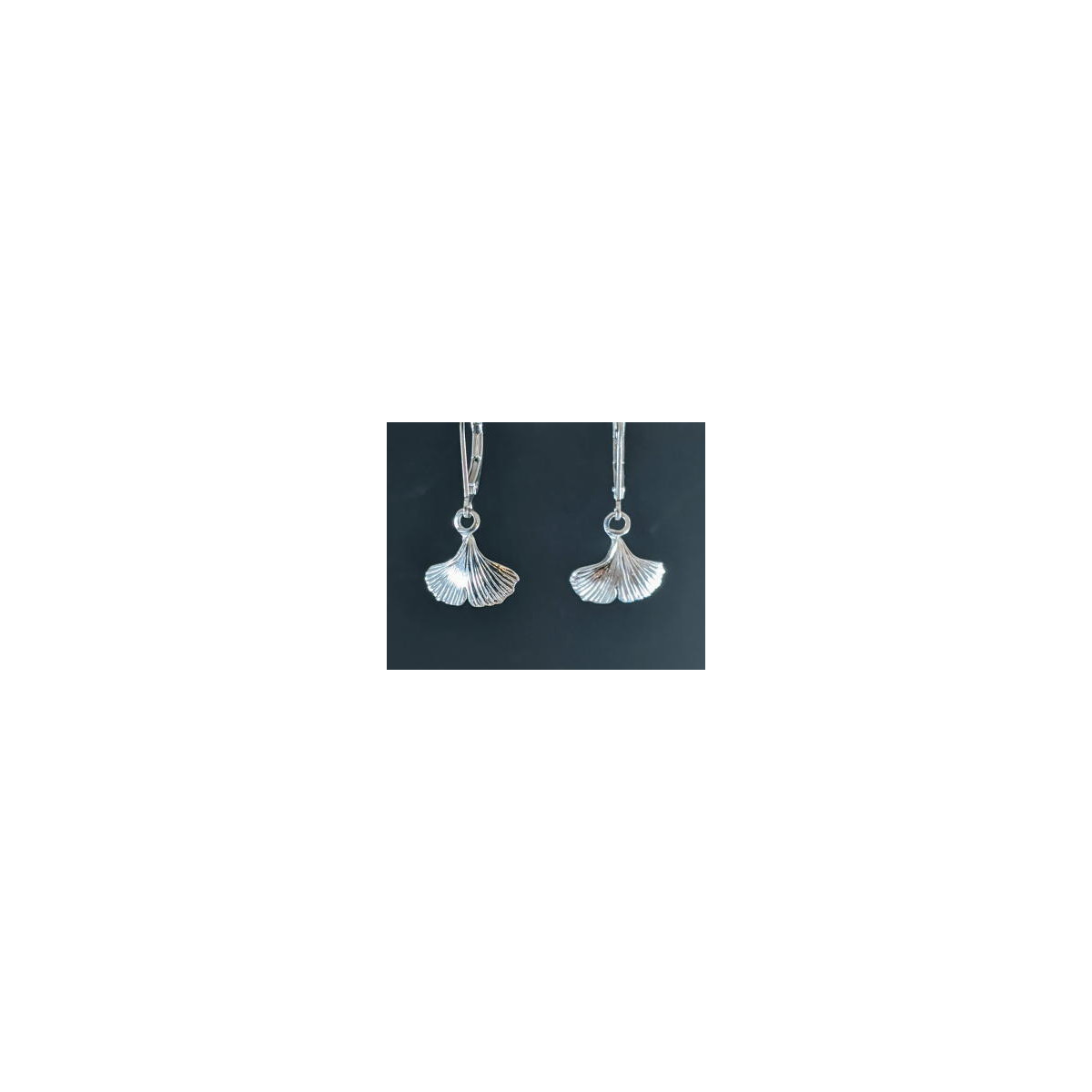 Small Ginkgo Leaf Earrings