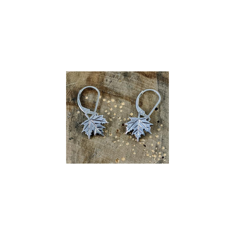 Small Maple Leaf Earrings