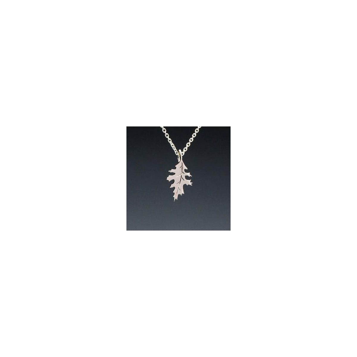 Small English Oak Leaf Pendant