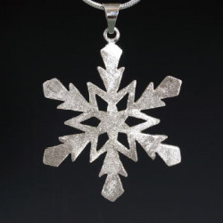 F140 - Medium Snowflake Necklace