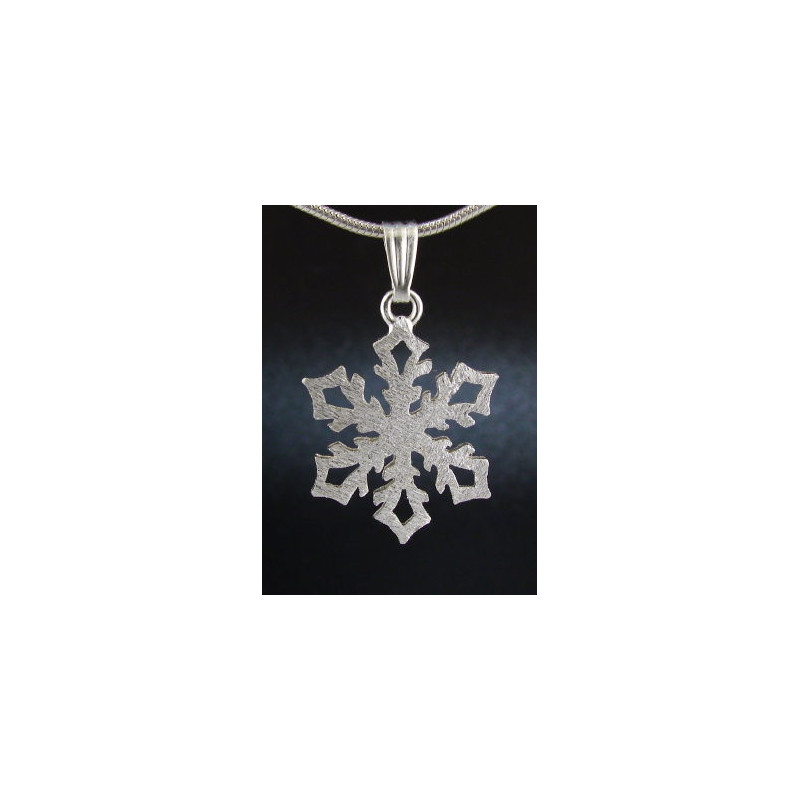 F130 - Small Snowflake Necklace