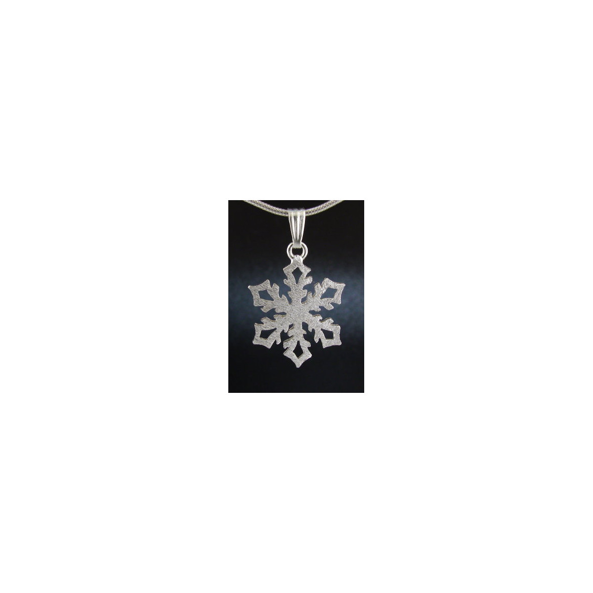 F130 - Small Snowflake Necklace