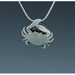 Puffed Crab Necklace