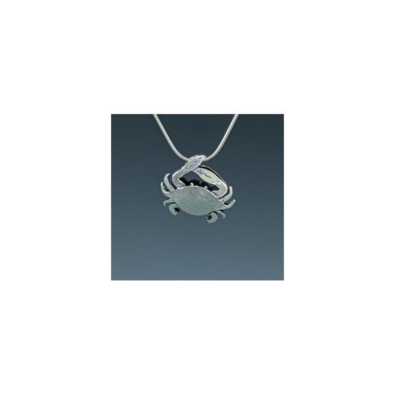 Puffed Crab Necklace
