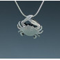 Puffed Crab Necklace