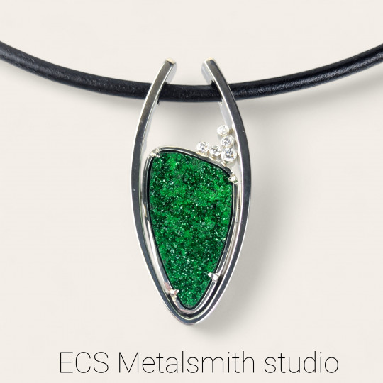 Uvarovite Pendant