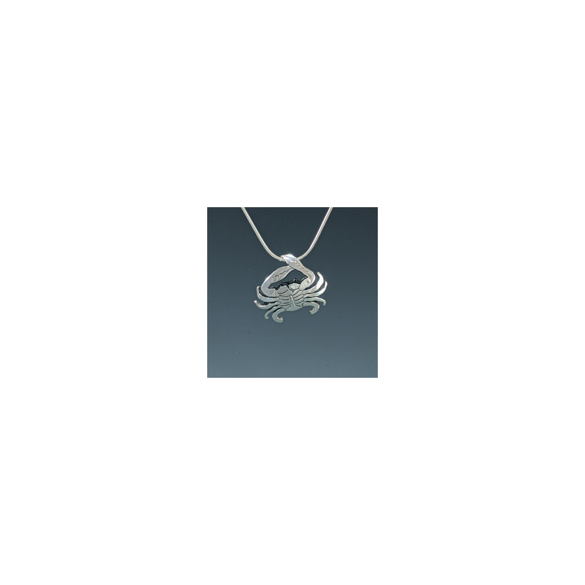 Puffed Crab Necklace