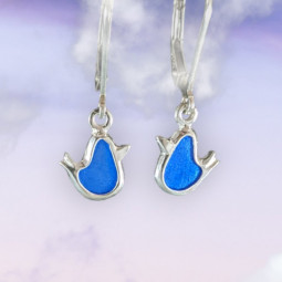 Blue Bird Earrings